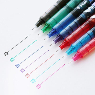 PILOT BX-V5 Ballpoint Pen ball pen 0.5mm Black / Dark Blue / Blue - CHL-STORE