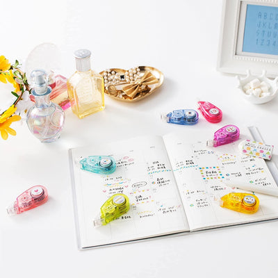 PLUS Deco Rush decoration cute hand account marker tape lace tape hand account marker tape decorative tape special eraser - CHL-STORE