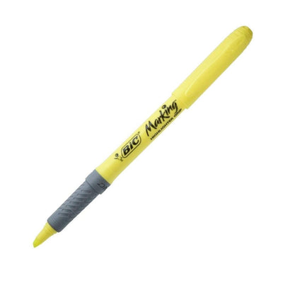 (Pre-Order) BIC Marking highlighter grip 1.2mm 3.25mm Fluorescent marker BRIGRIP12 - CHL-STORE