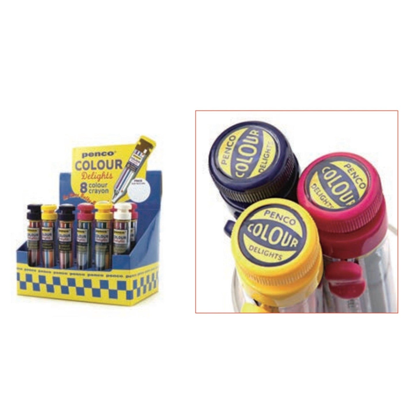 (Pre-Order) HIGHTIDE PENCO 8COLOUR CRAYON FT058 - CHL-STORE