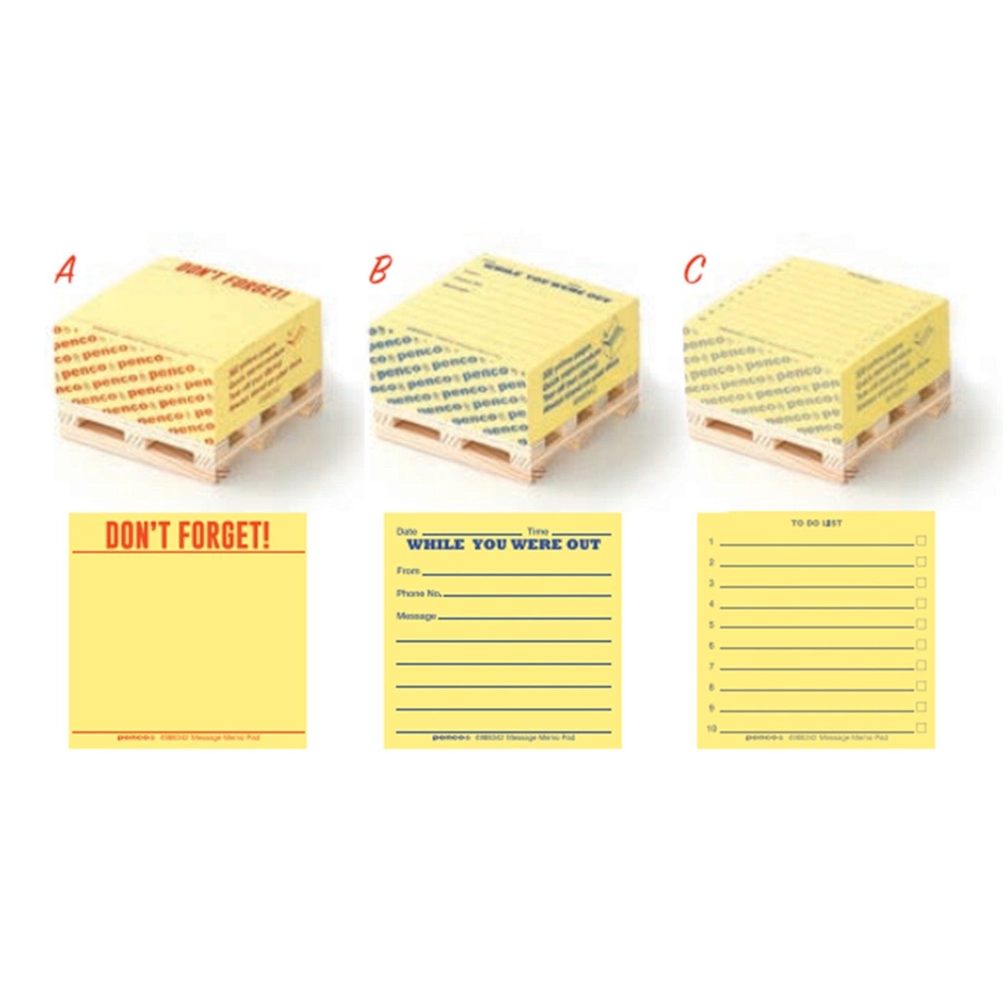 (Pre-Order) HIGHTIDE PENCO MEMO Block Square Notes CN164 - CHL-STORE