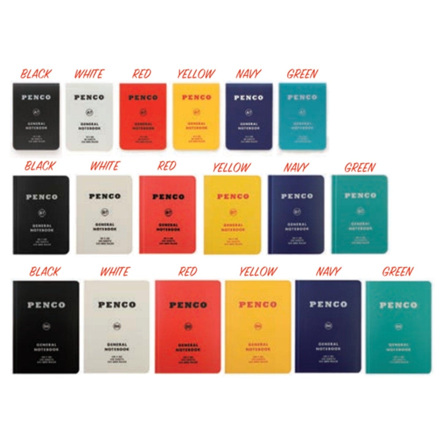 (Pre-Order) HIGHTIDE PENCO Soft PP Notebook A7 B7 B6 5MM GRID Paper Thread-bound Book CN15 - CHL-STORE