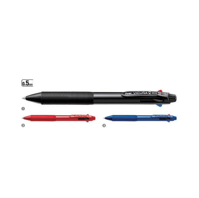 (Pre-Order) PENTEL Vicuna 4-color ballpoint pen 0.5mm 0.7mm BXC45 BXC47 - CHL-STORE