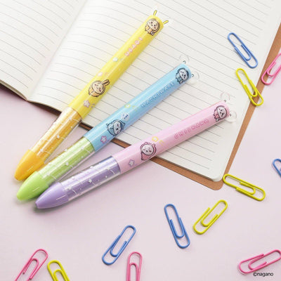 (Pre-Order) Sakamoto Funbox 0.7mm CHIKAWA mimiPen two-color Multifunctional Pen 76000 - CHL-STORE