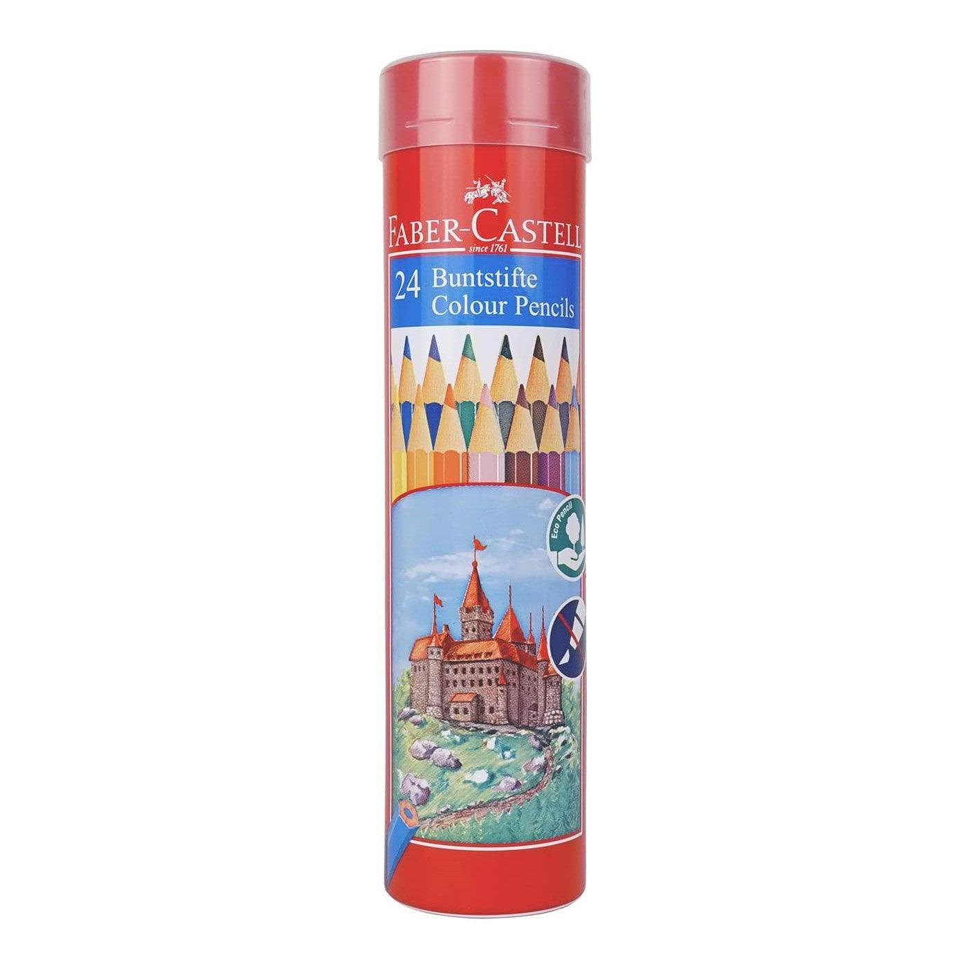 (Pre-Order) SHACHIHATA Faber Castell 3.3mm round can of colored pencils TFC-CPK - CHL-STORE
