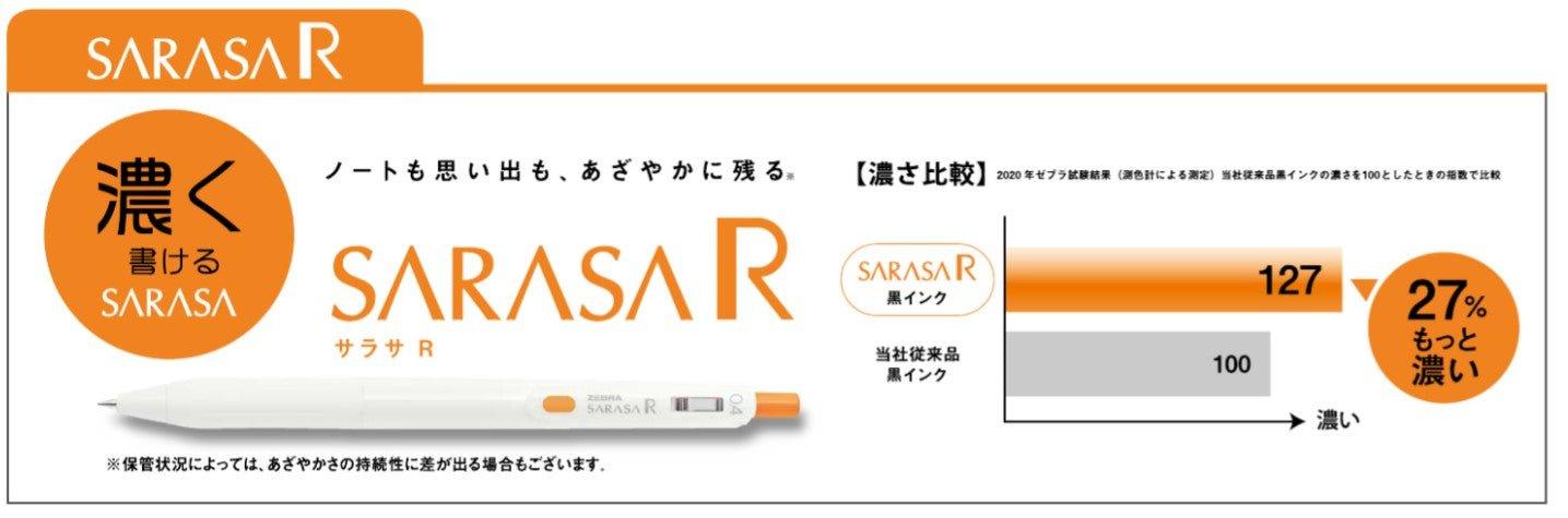 (Pre-Order) ZEBRA SARASA R 0.4mm ballpoint pen, JJS29 - CHL-STORE