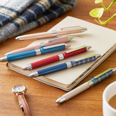 Sakura LADEAR GB3L 0.4MM three-color pen water-based pen bubble shell metal pen GB3L1504 limited plaid texture - CHL-STORE