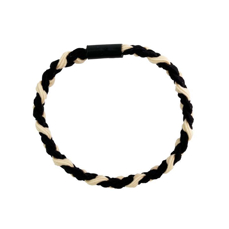 SIMPLE HIGH-GRADE ELASTIC EARTH TONE WIDE TWIST BRAIDED HAIR RING AC000021 - CHL-STORE