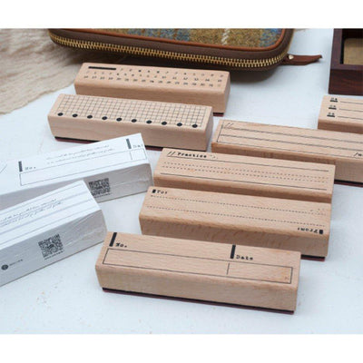 Strangeland Functional Stamp Evolving Memory Wooden Stamp Stamp List Memo NP-H7TYI-601 - CHL-STORE
