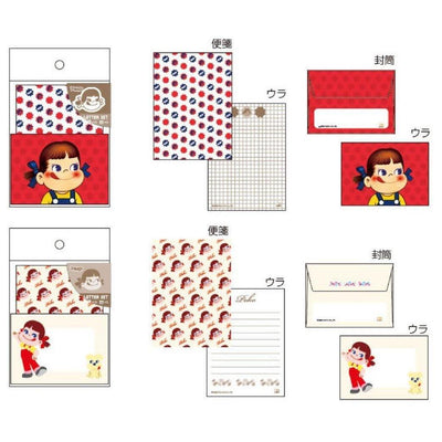 Sun-Star Fujiya PEKO Milk Girl Stationery Group Stationery Card Letter Group - CHL-STORE