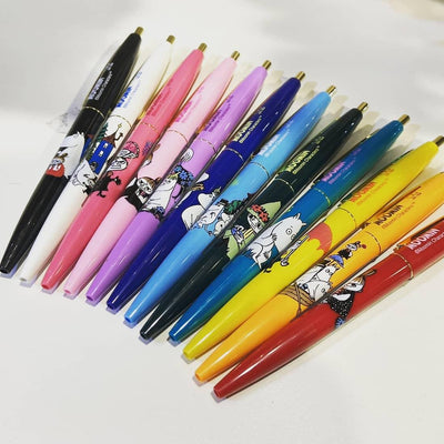SUN-STAR x BIC S4648 retro rummy texture color matching gold clip 0.5mm black ink ballpoint pen - CHL-STORE