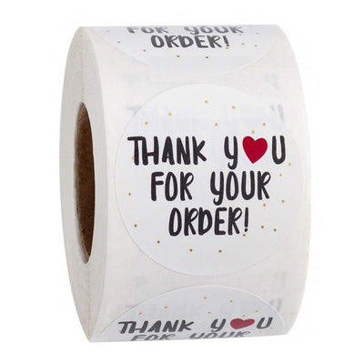 Thank you for ordering stickers 500 sheets 1" round roll NP-000029 - CHL-STORE