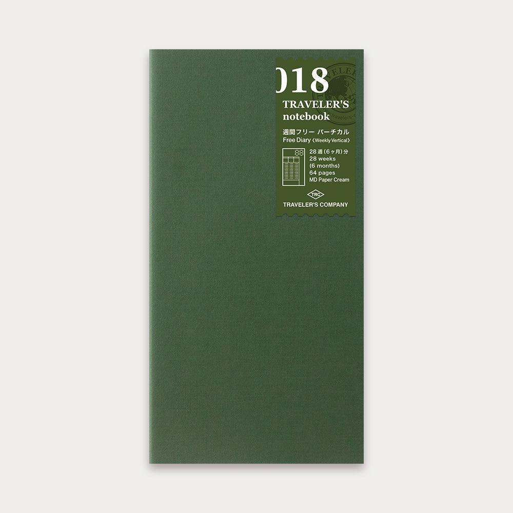 Traveler's Notebook Monthly Calendar inner core Free Size 018 - CHL-STORE
