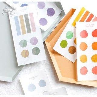 Twilight Morandi Irregular Round Solid Color Handbook Sticker NP-H7TAY-0358 - CHL-STORE