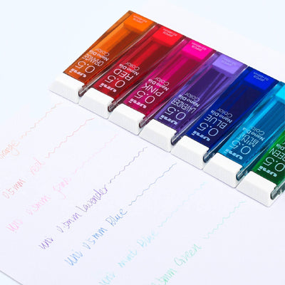 UNI 0.5mm uni0.5-202NDC pencil lead mechanical pencil lead 20pcs lavender purple colorful color - CHL-STORE