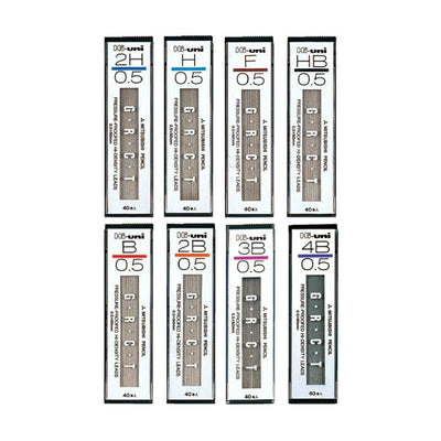 UNI HU03300 HI-UNI Pencil Refill Automatic Refill GRCT HU05300 HU03300 0.3mm 0.5mm pencil lead - CHL-STORE