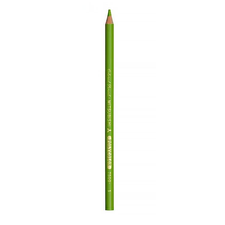 UNI K7500 Soft Sketch Design Basic Color Pencil Polycolor Yellow Green K7500.5 - CHL-STORE