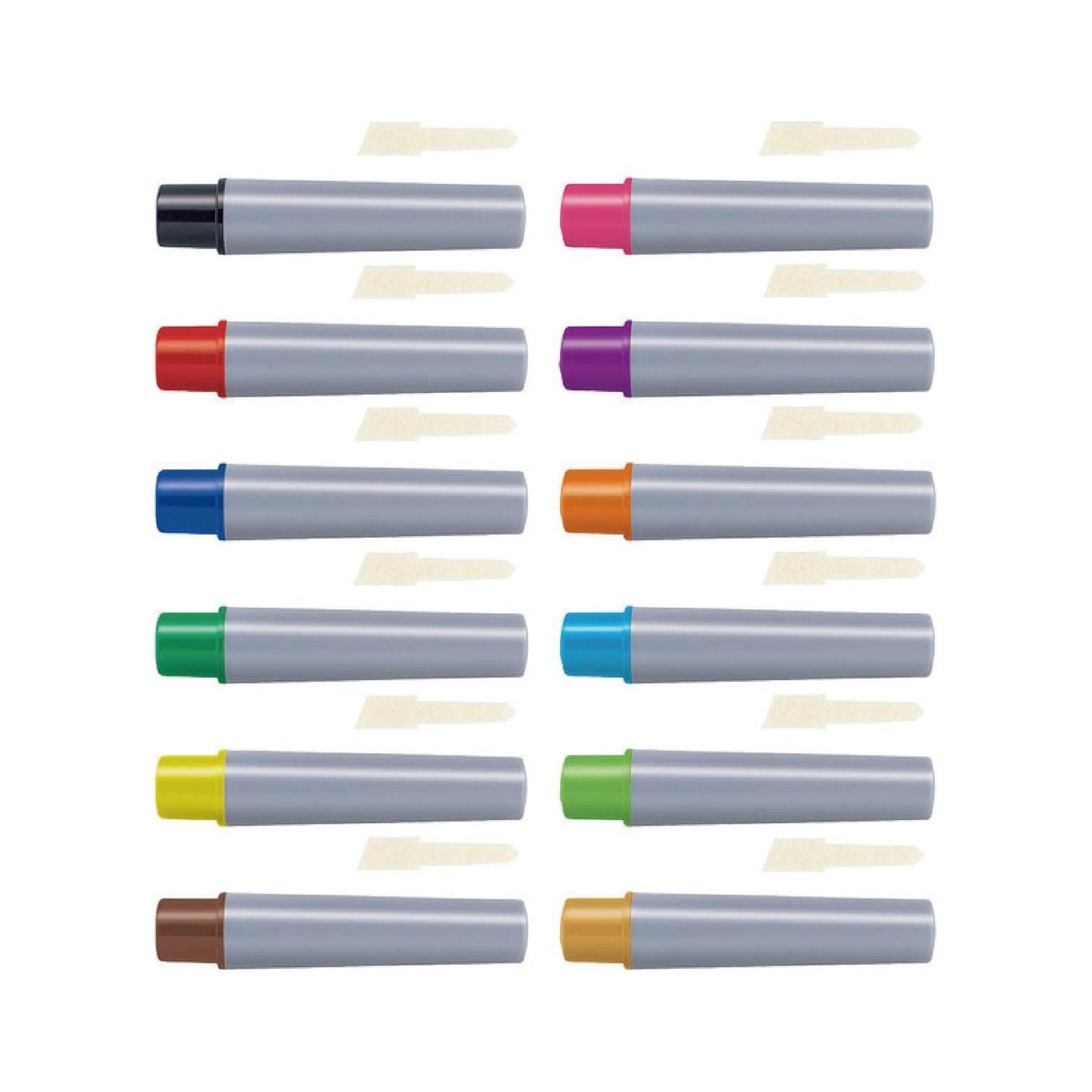 Zebra double-headed marker 12-color set oily marker multi-purpose marker YYT5 - CHL-STORE
