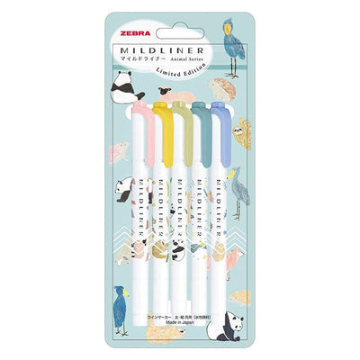 ZEBRA WKT7 Animal Collection Limited Edition Mildliner Dual-Ended Highlighter - CHL-STORE
