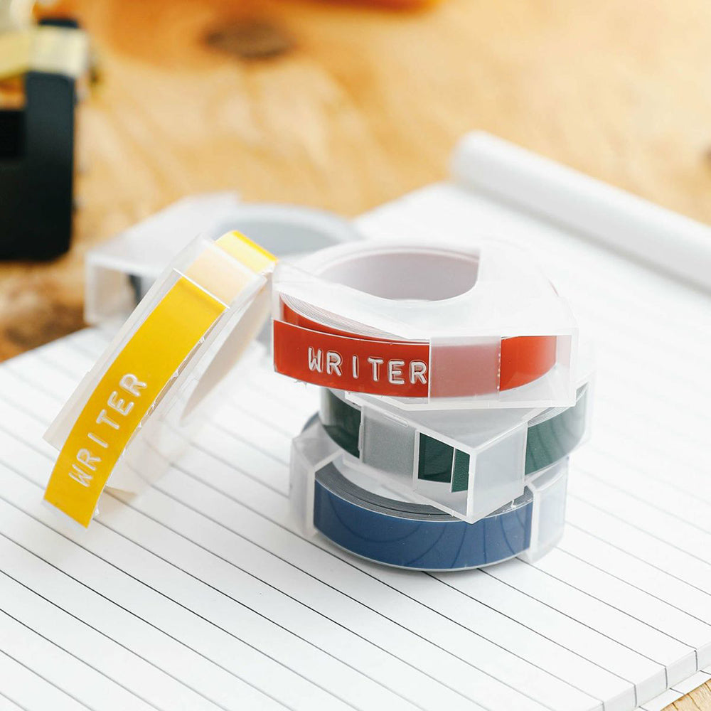 HIGHTIDE DP115 Penco tape refills 5 pcs Simple and beautiful Saturated colors 5 colors Silver Red Yellow Green Blue