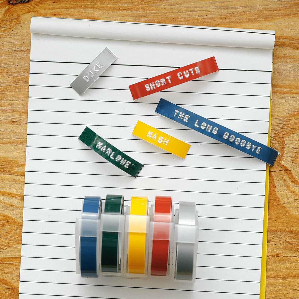 HIGHTIDE DP115 Penco tape refills 5 pcs Simple and beautiful Saturated colors 5 colors Silver Red Yellow Green Blue