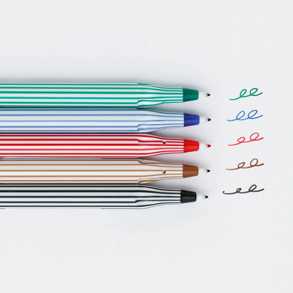 (Pre-Order) HIGHTIDE FT195 Good Children's Color Pen Set of 5 (New Retro)