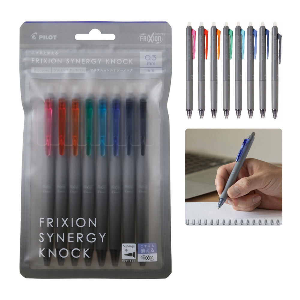PILOT Frixion Synergy knock 0.3 0.4 0.5 mm LFRF-13 magic eraser pen
