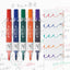 PENTEL KNOCKLE EMWL5BF6ST straight-liquid whiteboard pen