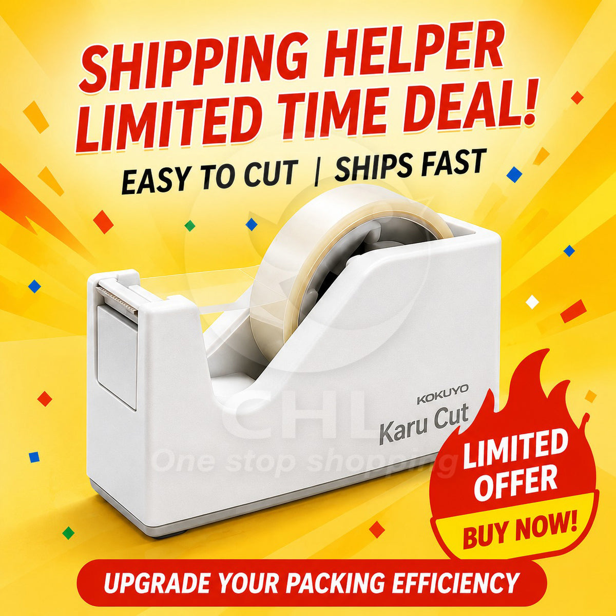 KOKUYO Karu Cut Tape Dispenser T-SM100N