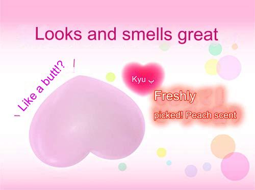 Made in Japan, pelican soap, care for buttocks, smooth and moisturizing, 80g Breast care soap, handmade soap, peach fragrance, peach buttocks