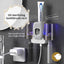 UV Sterilization Toothbrush Holder | Wall-Mounted, Punch-Free | Toothpaste Dispenser & Long Battery Life