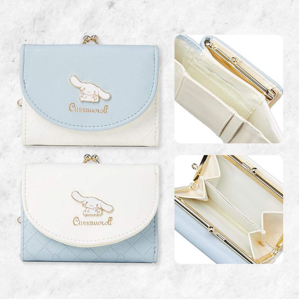 Sanrio Sumikko Gurashi short wallet coin round zipper short wallet exquisite metal pattern wallet cute wallet mini wallet