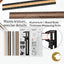 MIDORI Office Stationery Dual Material Aluminum Wood Ruler Metal Ruler 15cm - CHL-STORE 