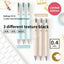 Sakura GBR20 Ballsign ID 0.4mm 0.5mm Gel Pen Ballpoint Pen Vintage Dark Ink Red Dot Design - CHL-STORE 