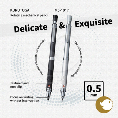 UNI KURUTOGA 0.5mm Rotary Automatic Pencil Made in Japan M5-1017