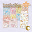 Sanrio 2024 Limited Sticker Set Dararin Life Decorative Stickers Cute New Life Series Kuromi, etc.