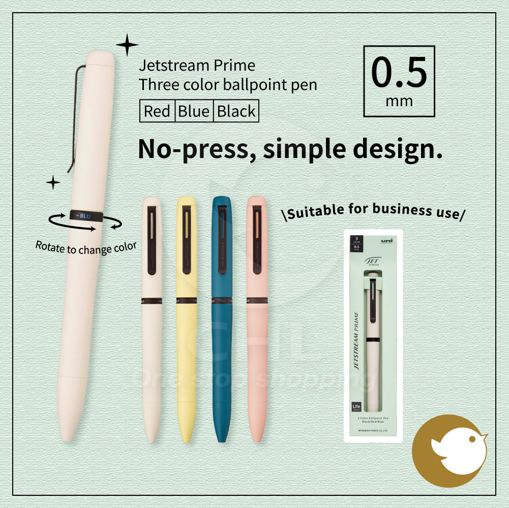 Jetstream Prime 3-Color Rotating Pen