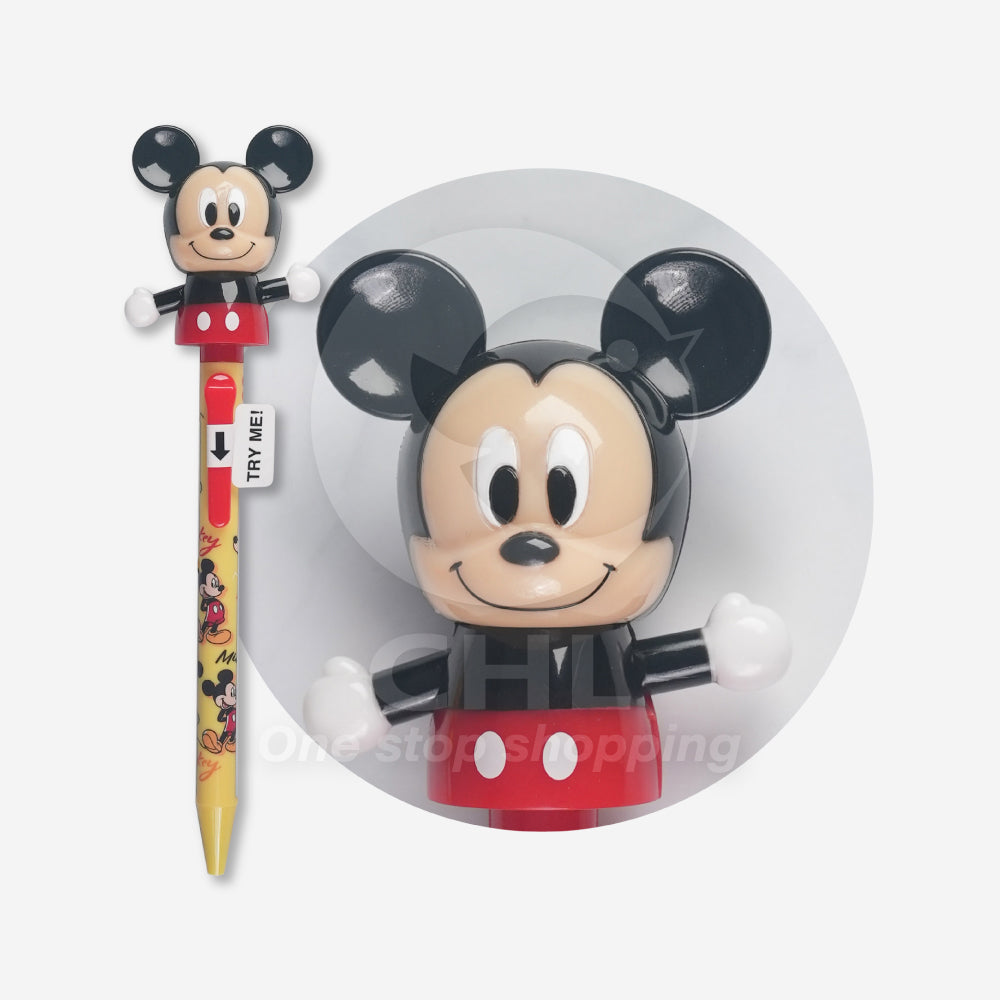 Funbox Disney co-branded 0.7mm moving ball pen Mickey Minnie Donald Duck Winnie the Pooh Mickey Mouse swinging arms cute and funny