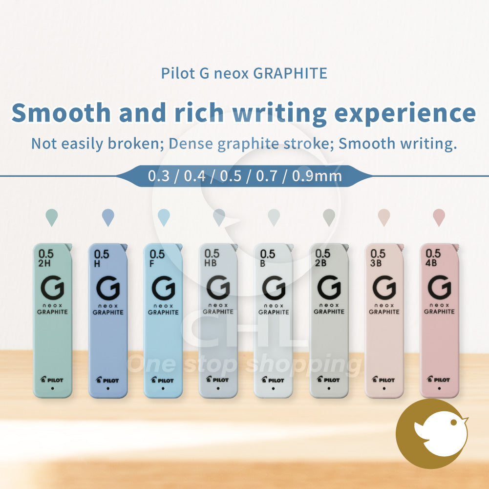 PILOT G Neox GRAPHITE Mechanical Pencil Leads (HRFG Refills)