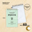 HIGHTIDE penco soft PP notebook red yellow B5 grid diary notepad writing notebook painting life record