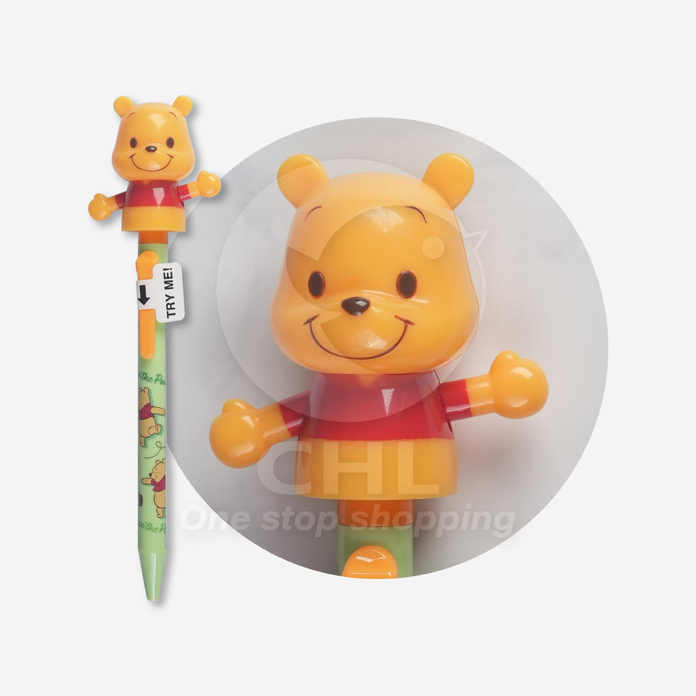 Funbox Disney co-branded 0.7mm moving ball pen Mickey Minnie Donald Duck Winnie the Pooh Mickey Mouse swinging arms cute and funny