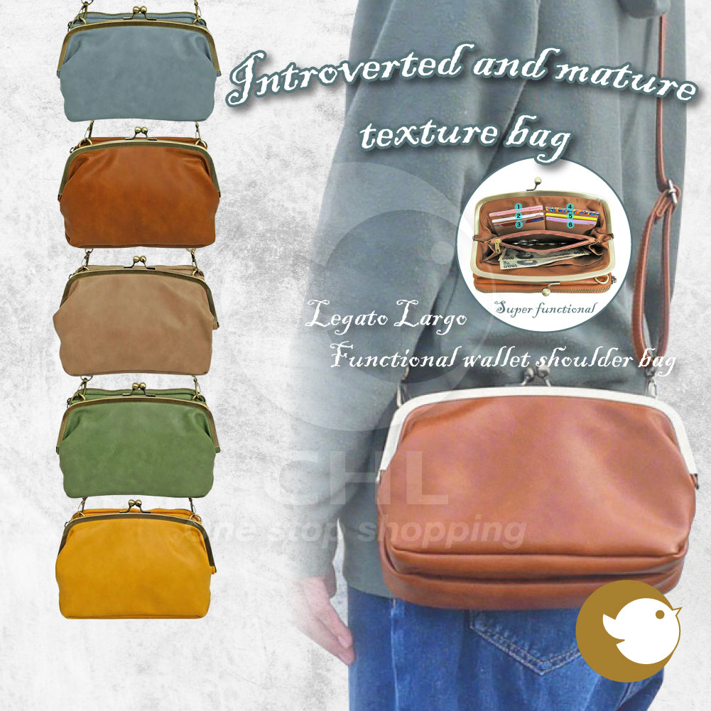 Chic Parisian Multifunctional Leather Crossbody Bag