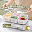 6-Compartment Airtight Food Storage Container