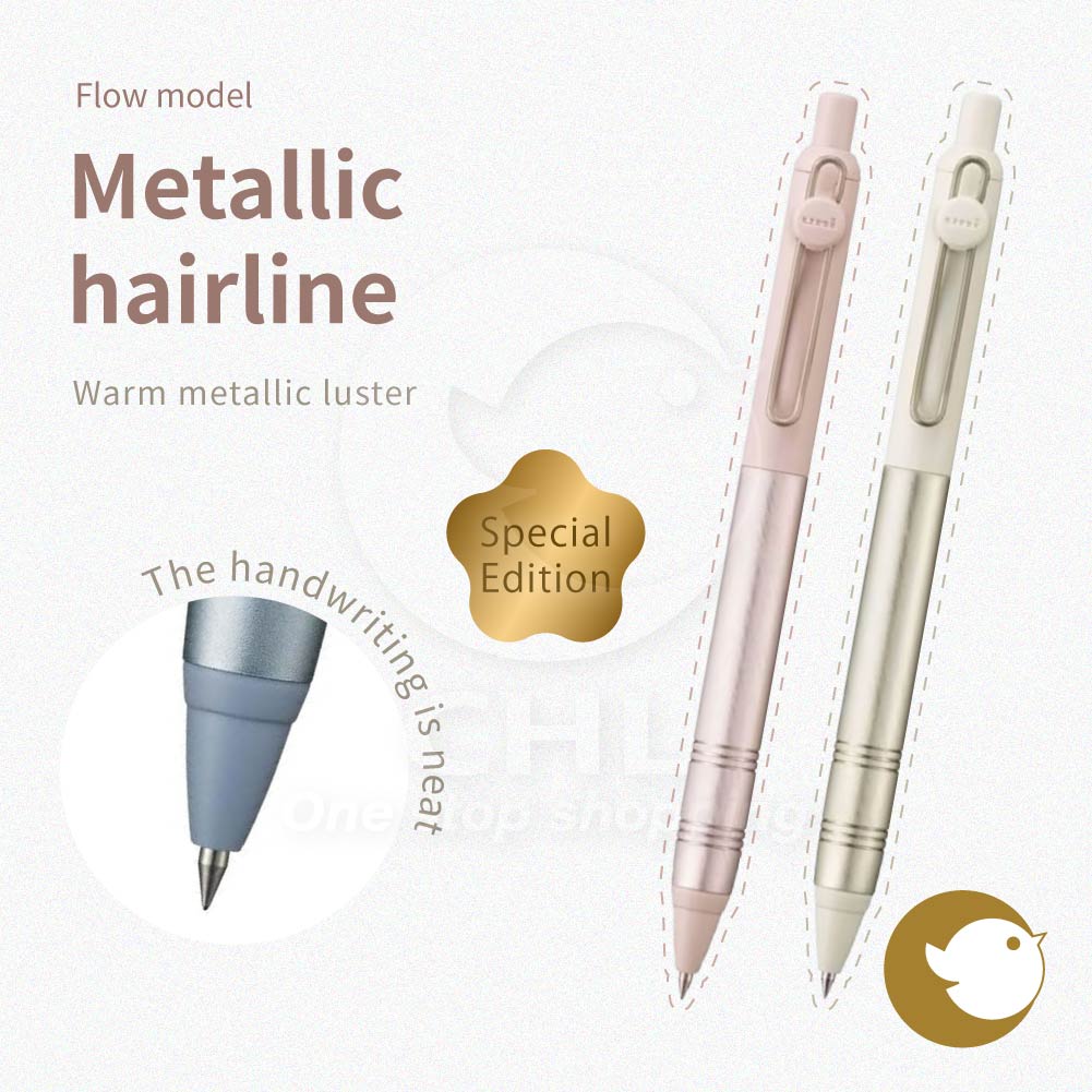 UniBall Zento special water-based pen 0.38mm 0.5mm soft writing feel clean lines no bleeding no smudging ballpoint pen