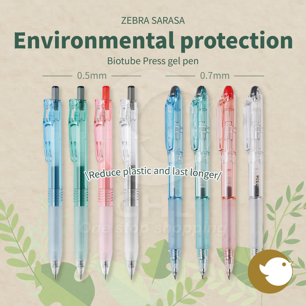 ZEBRA BIOTUBE  BioPen: Sustainable Smooth Writing Experience