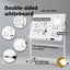 Reversible Magnetic Whiteboard: Mobile & Adjustable 60x90cm