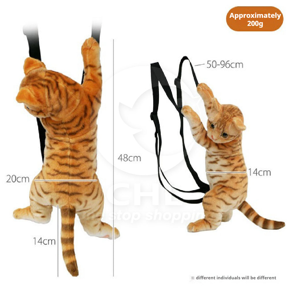 Lucky Kitten Plush Backpack - Limited Edition from Japan