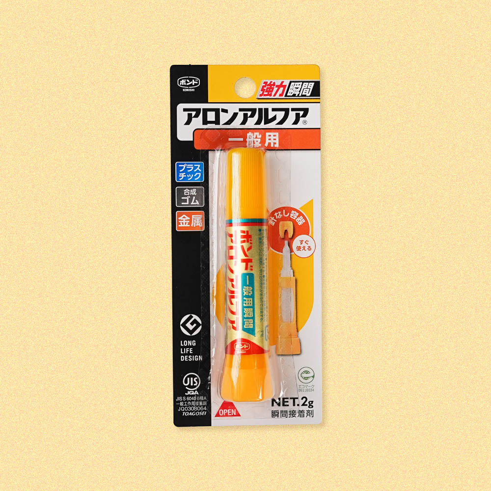 KOKUYO Ta-590N Instant Adhesive Aron Alpha Instant Adhesive Quick Drying Red Dot Design Award