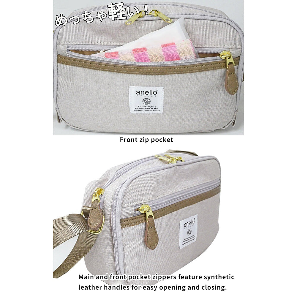 Anello Grande Waterproof Shoulder Bag with Built-in Wallet