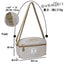 Anello Grande Waterproof Shoulder Bag with Built-in Wallet